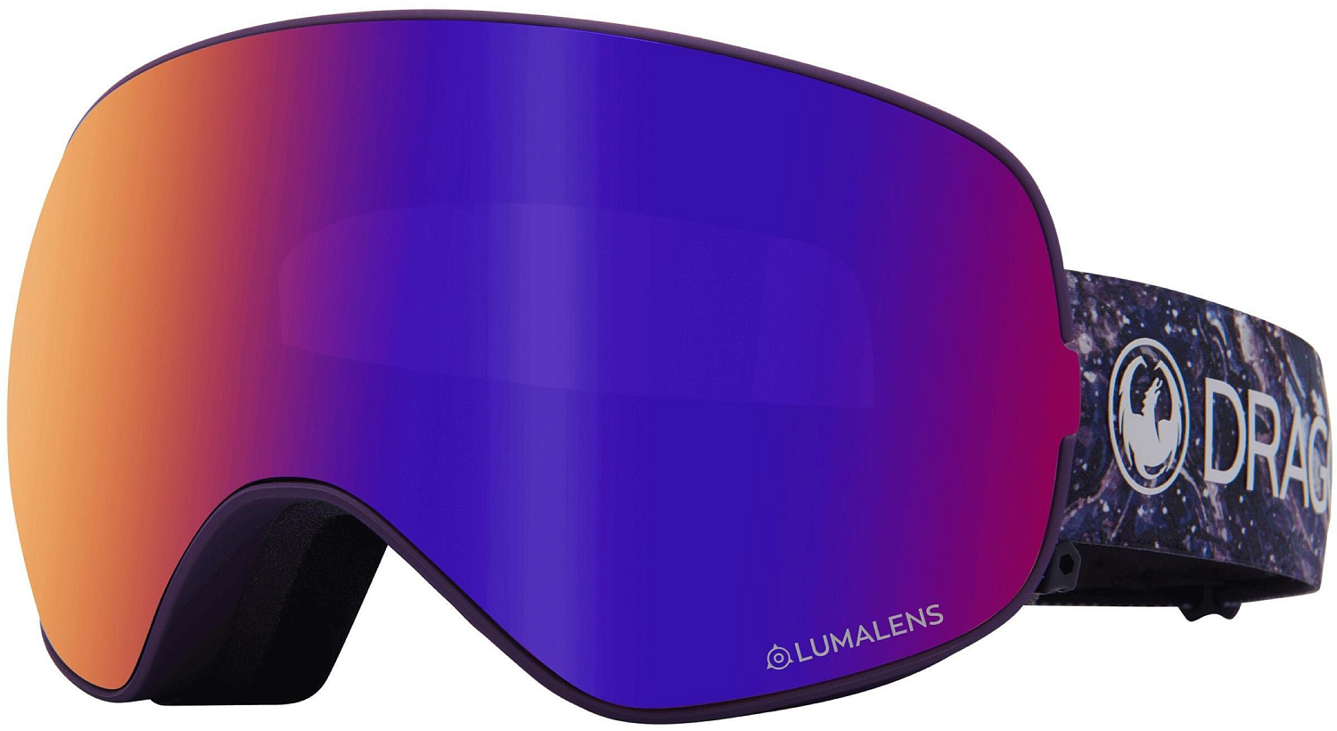 Очки горнолыжные Dragon X2S Lavender With Purple Ion Amber