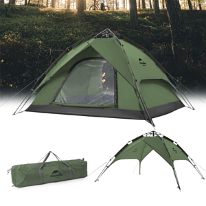 Палатка кемпинговая Naturehike Automatic Tent For 3 People Forest Green