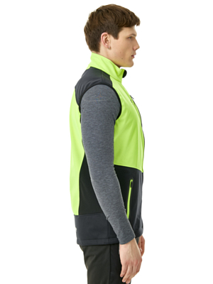 Жилет FISCHER Softshell Warm Black/Lime