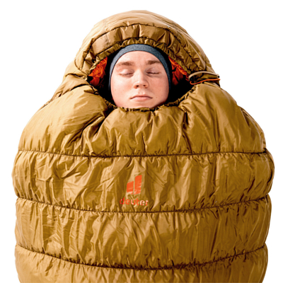 Спальник Deuter Exosphere -11° Right Almond/Paprika