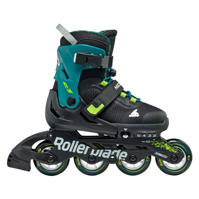 Роликовые коньки Rollerblade Microblade XT Black/Petrol Green