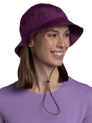 Панама Buff Go Bucket Hat Solid Purplish