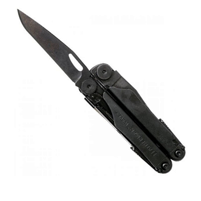 Мультиинструмент Leatherman Wave Plus Black, 18 функций, нейлоновый чехол Черный