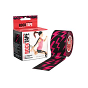 Кинезиотейп Rocktape 2018-19 Design, 5см X 5м Молния (Pink Lightning)