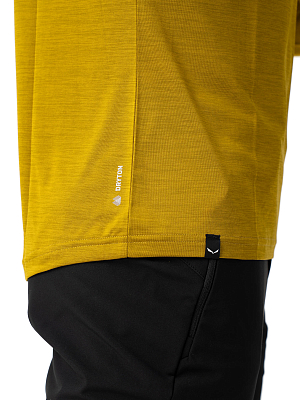 Maglia Tecnica A Maniche Lunghe Salewa Puez Melange Dry - Uomo, In Tessuto Traspirante E A Rapida Asciugatura, Colore Olive Oil Melange