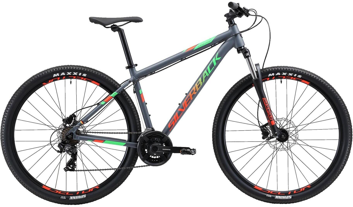 Велосипед Silverback Stride 29 Sport 2019 серый/зеленый