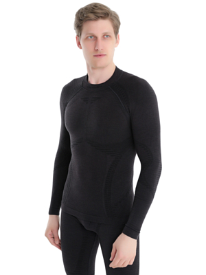 Футболка с длинным рукавом Accapi Ergowool Long Sleeve Shirt Iron/Black