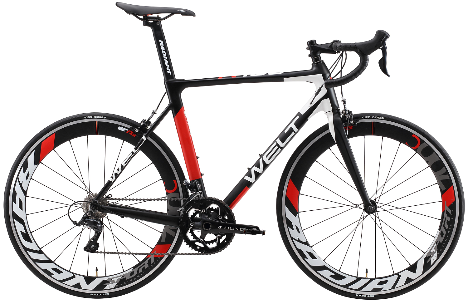 Велосипед Welt R100 2019 matt black/red/white