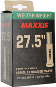 Велокамера Maxxis 2022 Welter Weight 27.5X2.0/3.0 LSV48 Авто ниппель 0.8mm