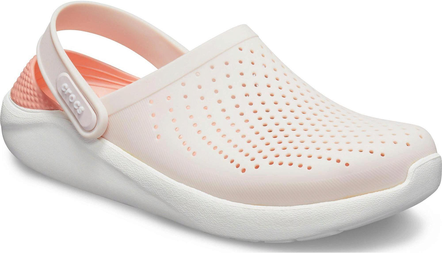 Сандалии Crocs LiteRide Clog Barely Pink/White