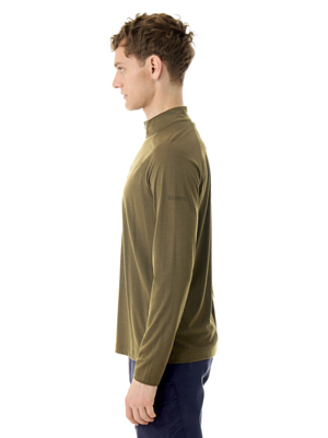 Джемпер для активного отдыха Dolomite Tee M's Cristallo Zip Merino LS Burnished Green