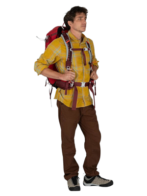 Рюкзак Osprey Stratos 34 Poinsettia Red