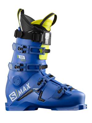 Горнолыжные ботинки SALOMON S/Max 130 Race Race Blue F04/Acid Green/Black