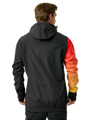 Куртка горнолыжная MAJESTY Shadow Black/Red