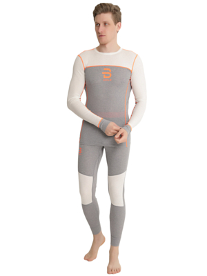 Футболка с длинным рукавом Bjorn Daehlie Performance-Tech Long Sleeve Light Grey Melange