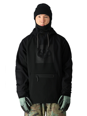 Куртка-анорак сноубордическая 686 Waterproof Black
