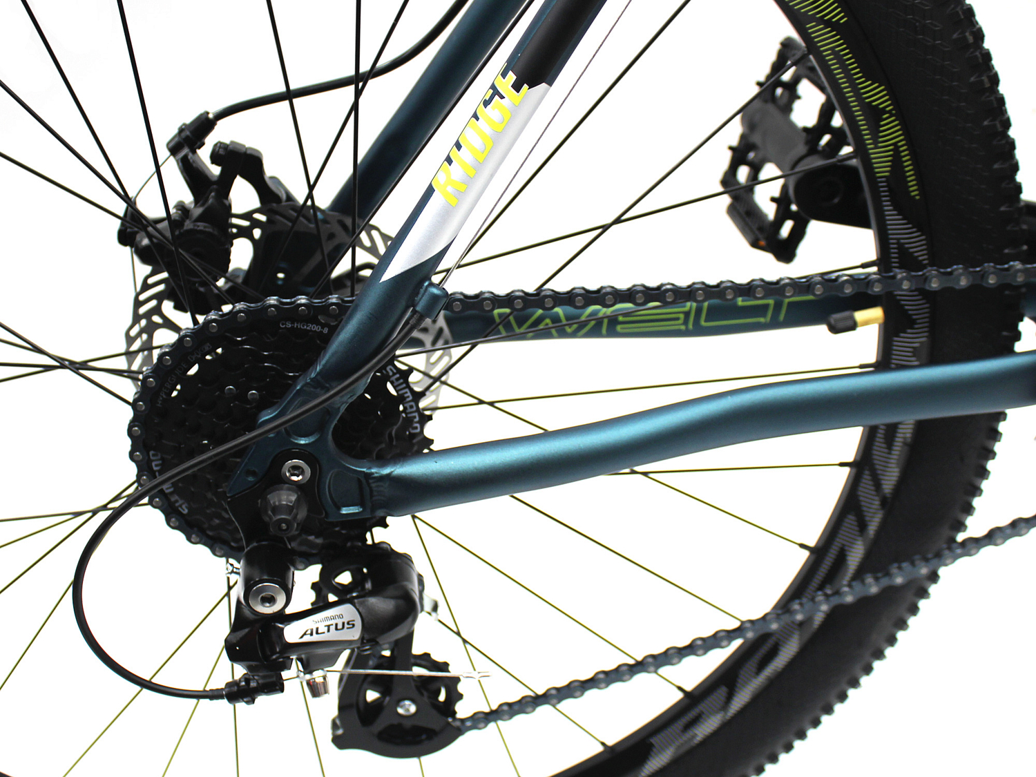 Велосипед Welt Ridge 2.0 D 27 2020 Marin Blue/Black/Green