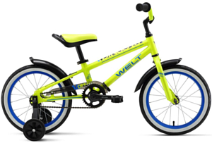 Велосипед Welt Dingo 16 2019 acid green/blue/black