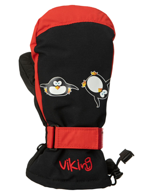 Варежки детские VIKING Pingvi Red
