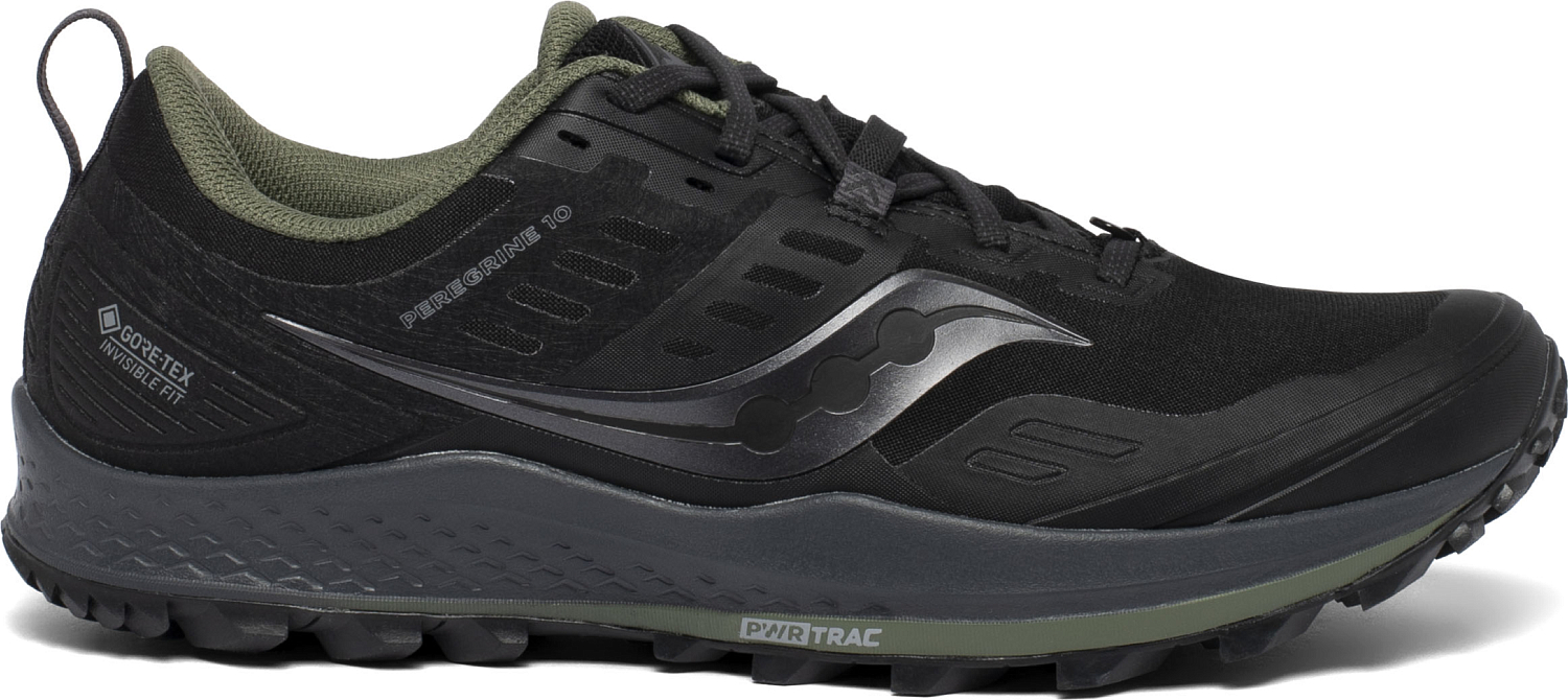 Беговые кроссовки Saucony 2020-21 Peregrine 10 GTX Black/Pine