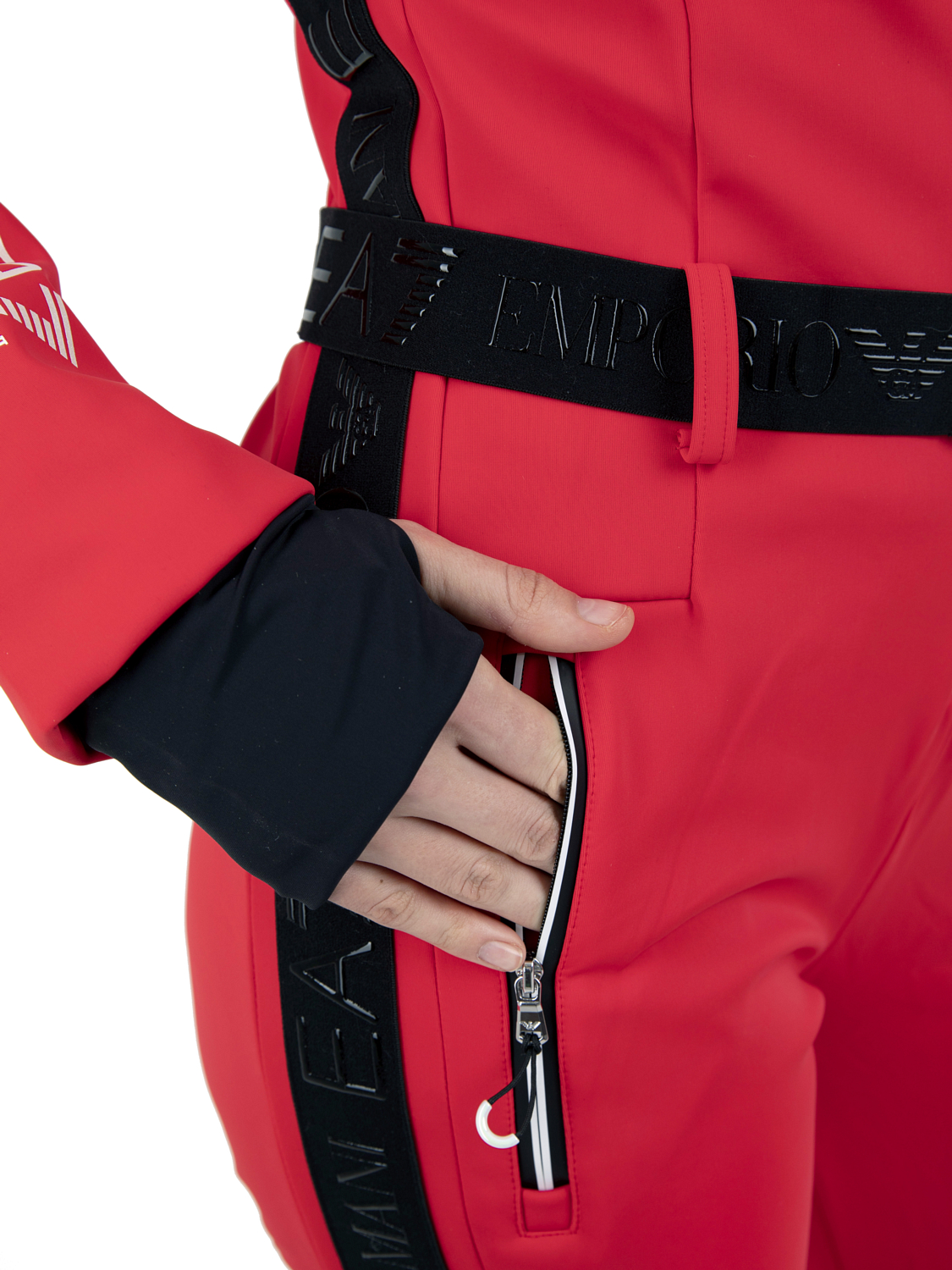 Комбинезон горнолыжный EA7 Emporio Armani Softshell Jumpsuit W High Risk Red