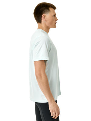 Футболка беговая Puma Graphics Slogan Peaceful Blue