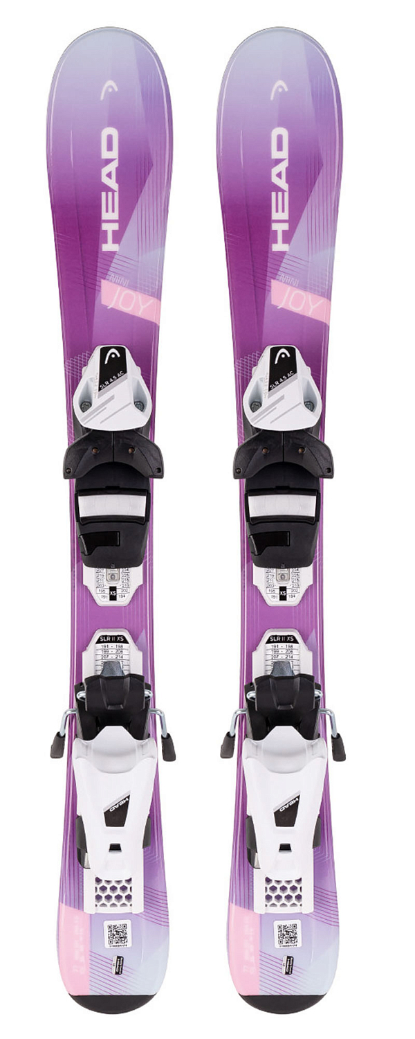 Горные лыжи с креплениями HEAD Joy SLR 2+SLR 4.5 AC BRAKE 74 [I] purple/turquoise