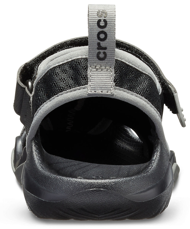 Crocs Swiftwater Mesh Deck Sandal Black