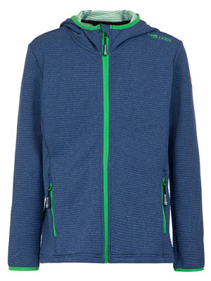 Флисовая куртка детская Trollkids Sogndal Navy/Green