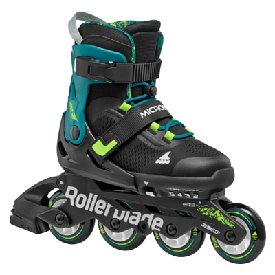 Роликовые коньки Rollerblade Microblade XT Black/Petrol Green
