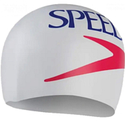 Шапочка для плавания Speedo 2022 Prt Long Hair Cap Au White/Reflex Blue/Pantone Red