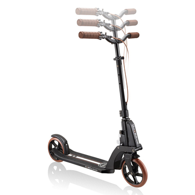 Самокат Globber One K 180 Piston Deluxe Черный