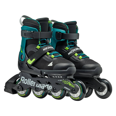 Роликовые коньки Rollerblade Microblade XT Black/Petrol Green