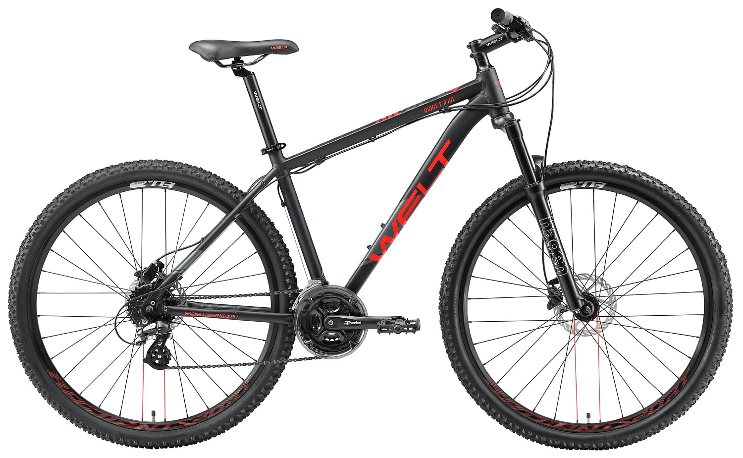 Велосипед Welt Ridge 2.0 HD 27 2021 Matt black
