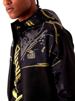 Толстовка EA7 Emporio Armani Vigor 7 Hoodie FZ Fancy Black