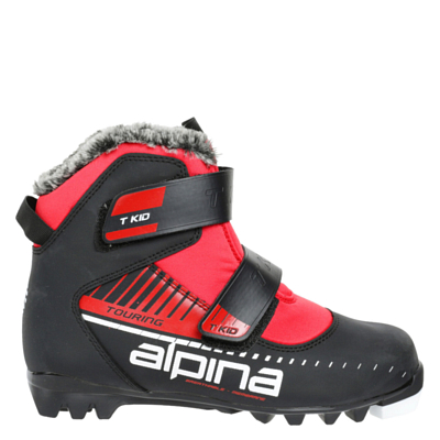 Лыжные ботинки ALPINA T KID Black/White/Red