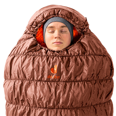 Спальник Deuter Exosphere -6° EL Left Umbra/Paprika