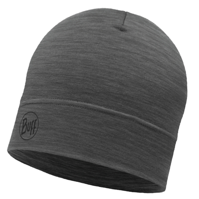 Шапка Buff Merino Lightweight Beanie Solid Grey