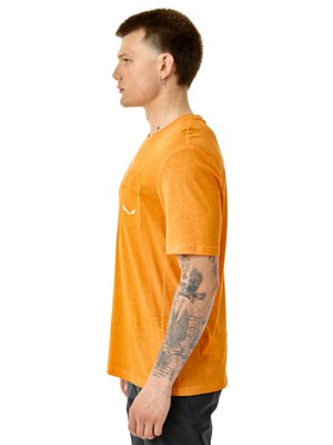 Футболка Salewa Agner Hemp/Dst Turmeric
