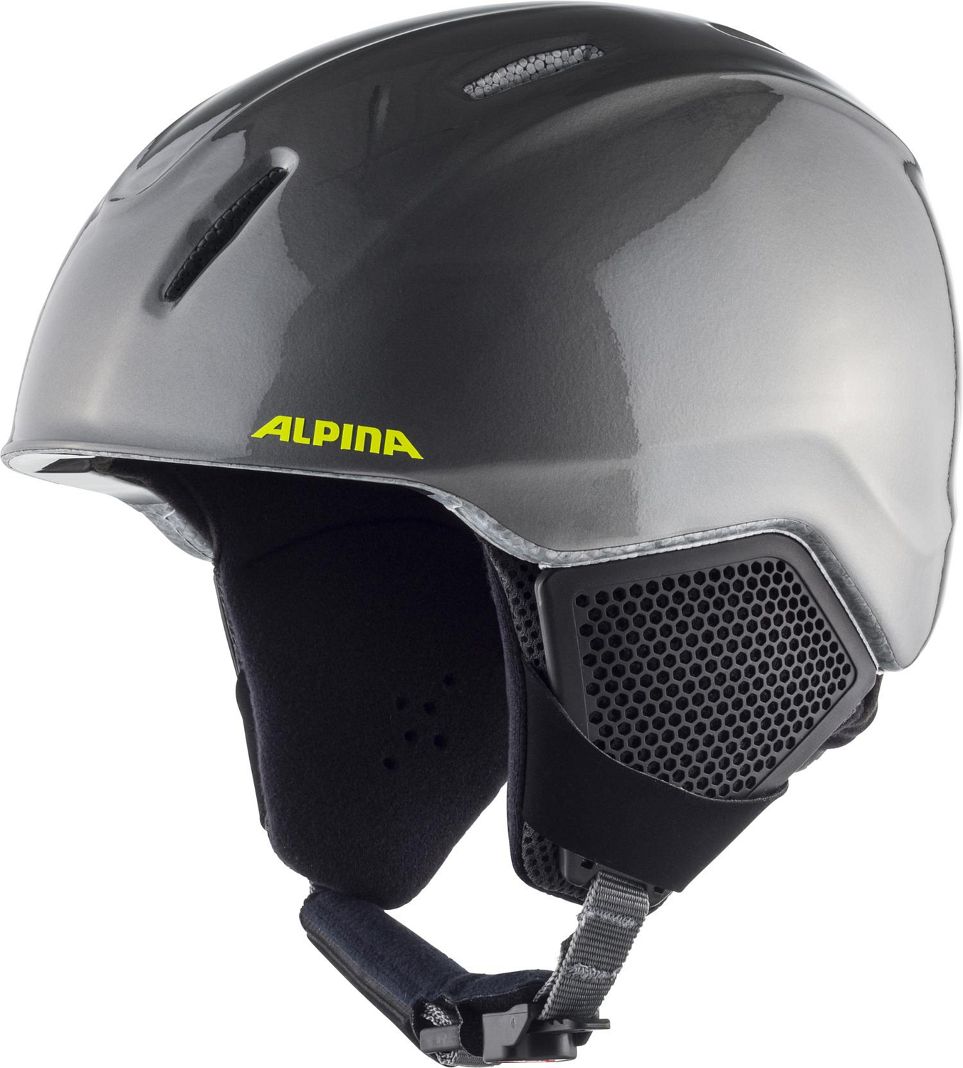 Шлем детский ALPINA Carat LX Charcoal/Neon