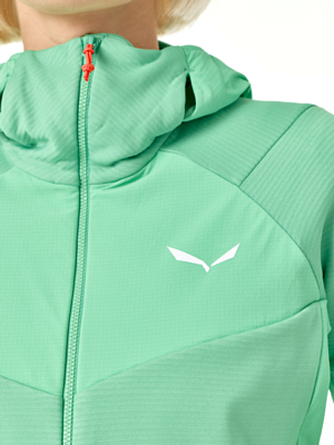 Флисовая куртка Salewa Agner Pl Hooded Irish Green