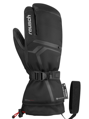 Варежки-лобстеры REUSCH Down Spirit GTX Black/Silver