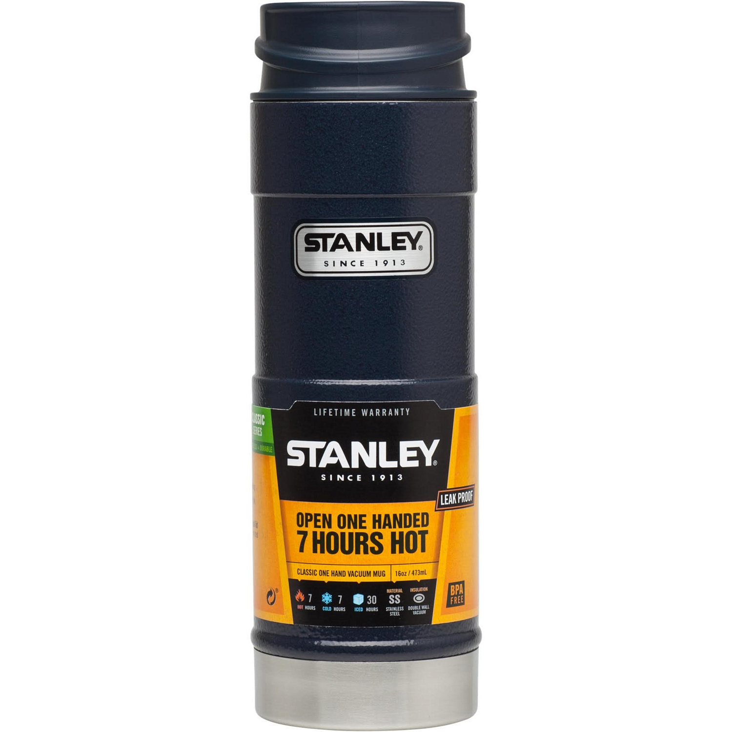 Термокружка Stanley Classic Mug 0.47L 1-Hand темно-синий