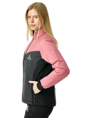 Куртка беговая FISCHER Idre Black/Berry Pink
