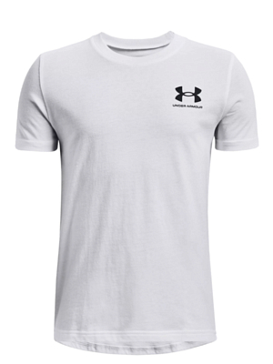 Футболка беговая Under Armour Sportstyle Left Chest White