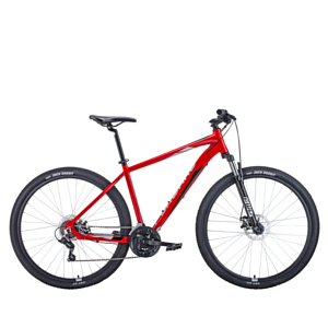 Велосипед Forward Apache 29 2.0 D 2022 красный/серебристый