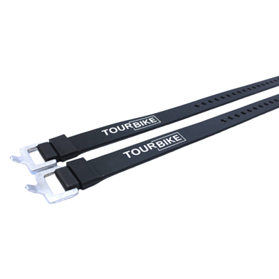 Стяжка на велосумку Protect Cargo Straps, 53см Черный