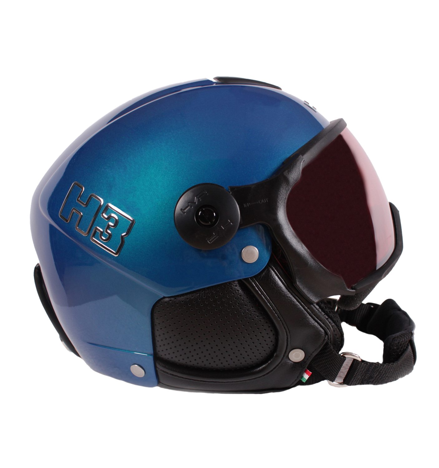 Шлем с визором HMR H3 Blu/Electtrico