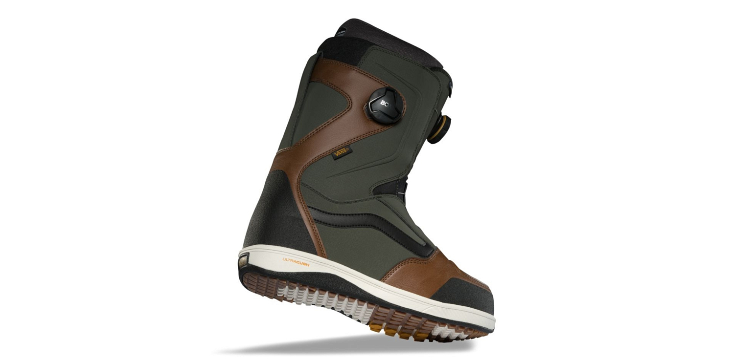 Ботинки для сноуборда VANS Aura pro Green/Brown