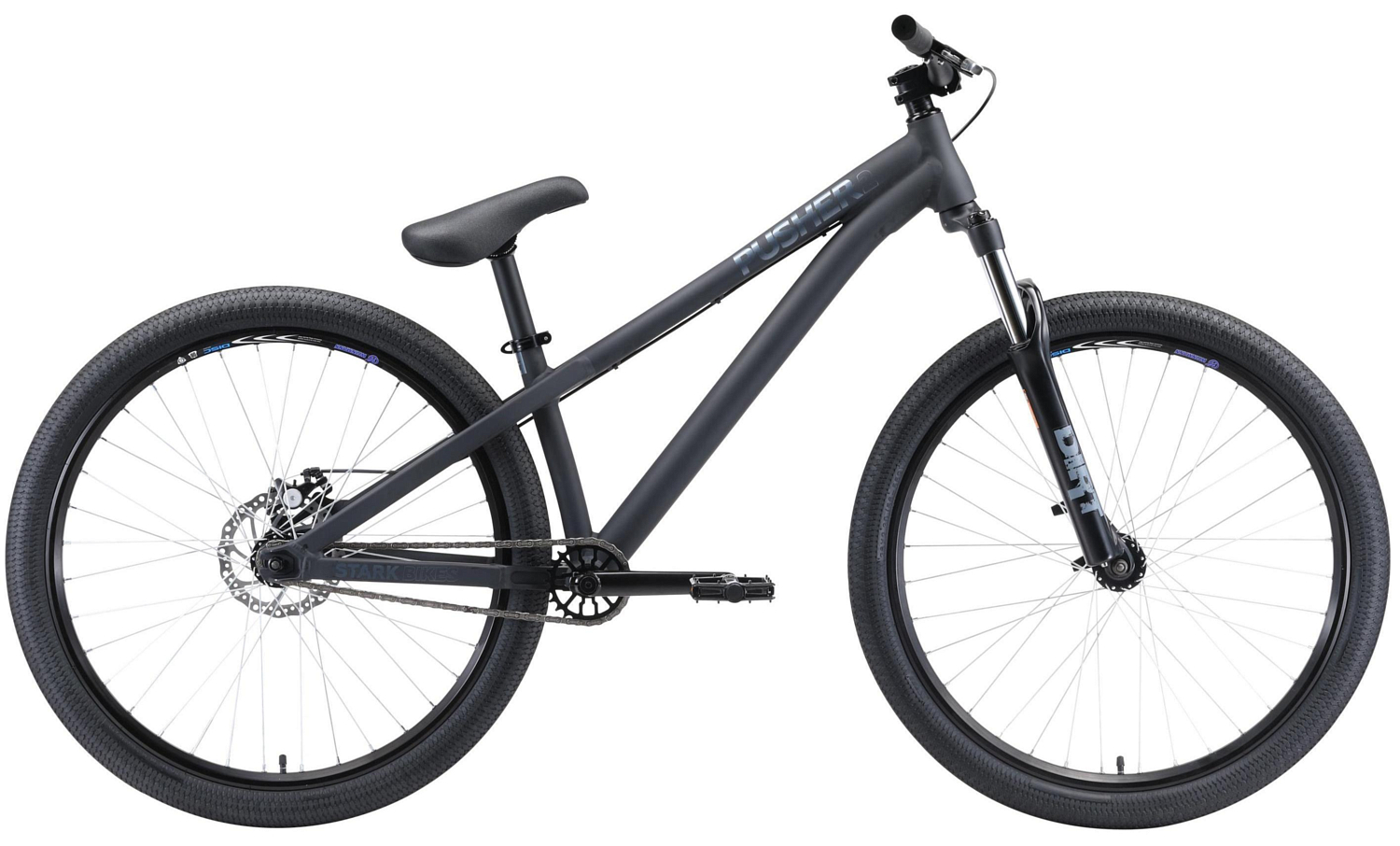 Велосипед Stark Pusher 2 2020 черныйый/серый